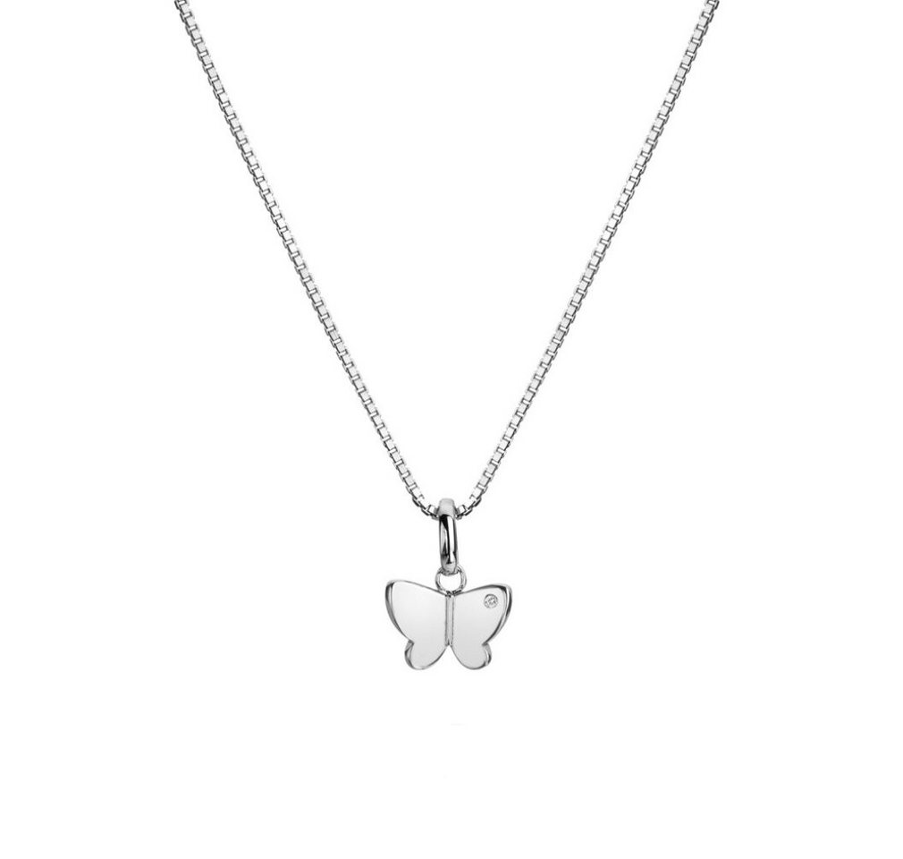 Diamond Kette mit Einhänger Charming Silver Butterfly Flutter Necklace DP911 (Chain, Pendant) von Diamond