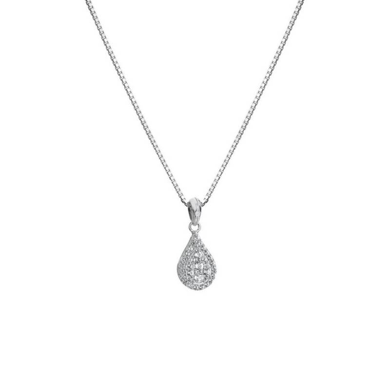 Diamond Kette mit Einhänger Elegant Silver Glimmer Topaz and Diamond Necklace von Diamond