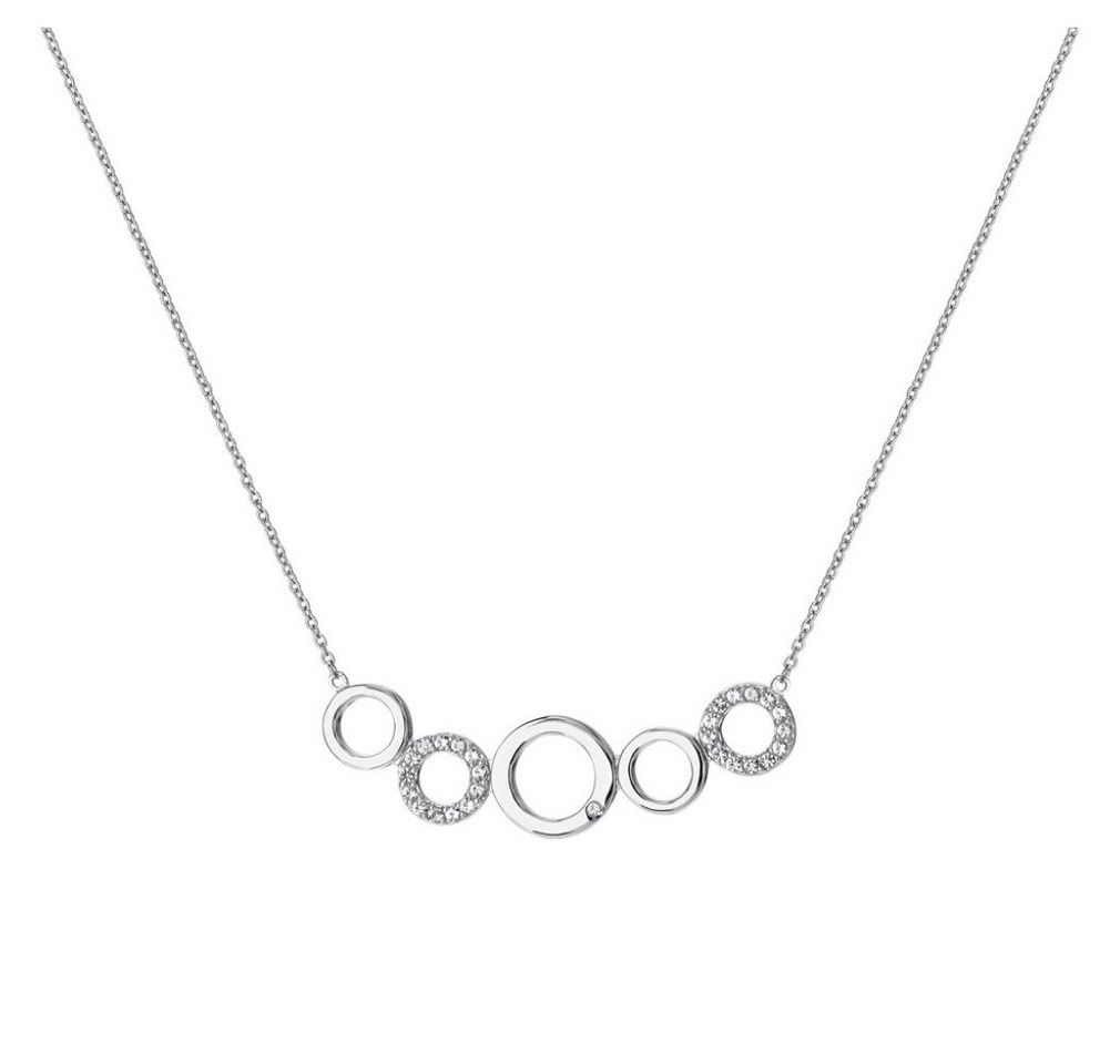 Diamond Kette mit Einhänger Elegant silver necklace with diamond and topaz Balance DN164 von Diamond