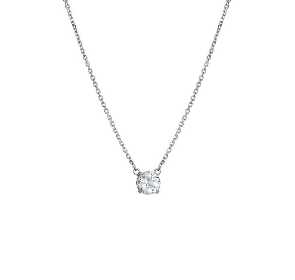 Diamond Kette mit Einhänger Fine silver necklace with topaz and diamond Tender DN167 von Diamond