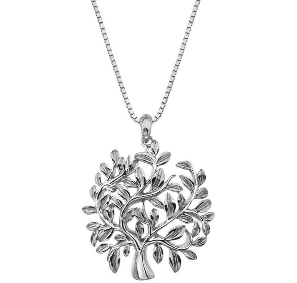 Diamond Kette mit Einhänger Luxury silver necklace with Jasmine DP700 tree von Diamond