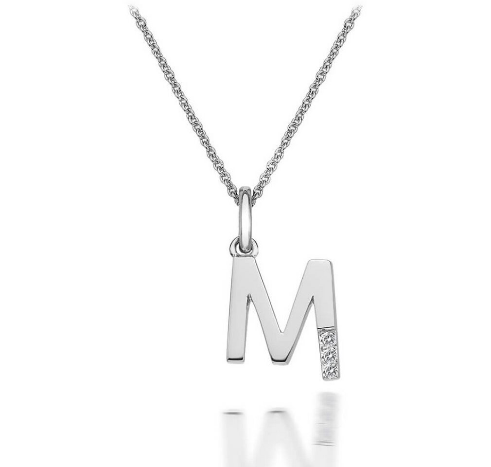 Diamond Kette mit Einhänger Micro M Clasic DP413 Necklace (Chain, Pendant) von Diamond