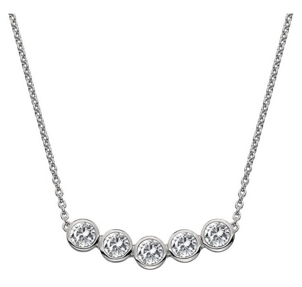 Diamond Kette mit Einhänger Tender silver necklace with topazes and genuine diamond Willow DN129 von Diamond