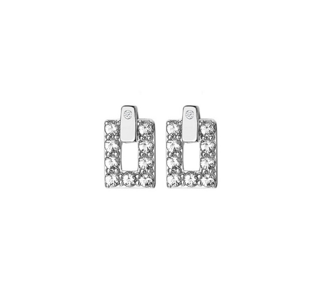 Diamond Ohrring-Set Silberohrringe mit Diamanten und Topas Echo DE717 von Diamond
