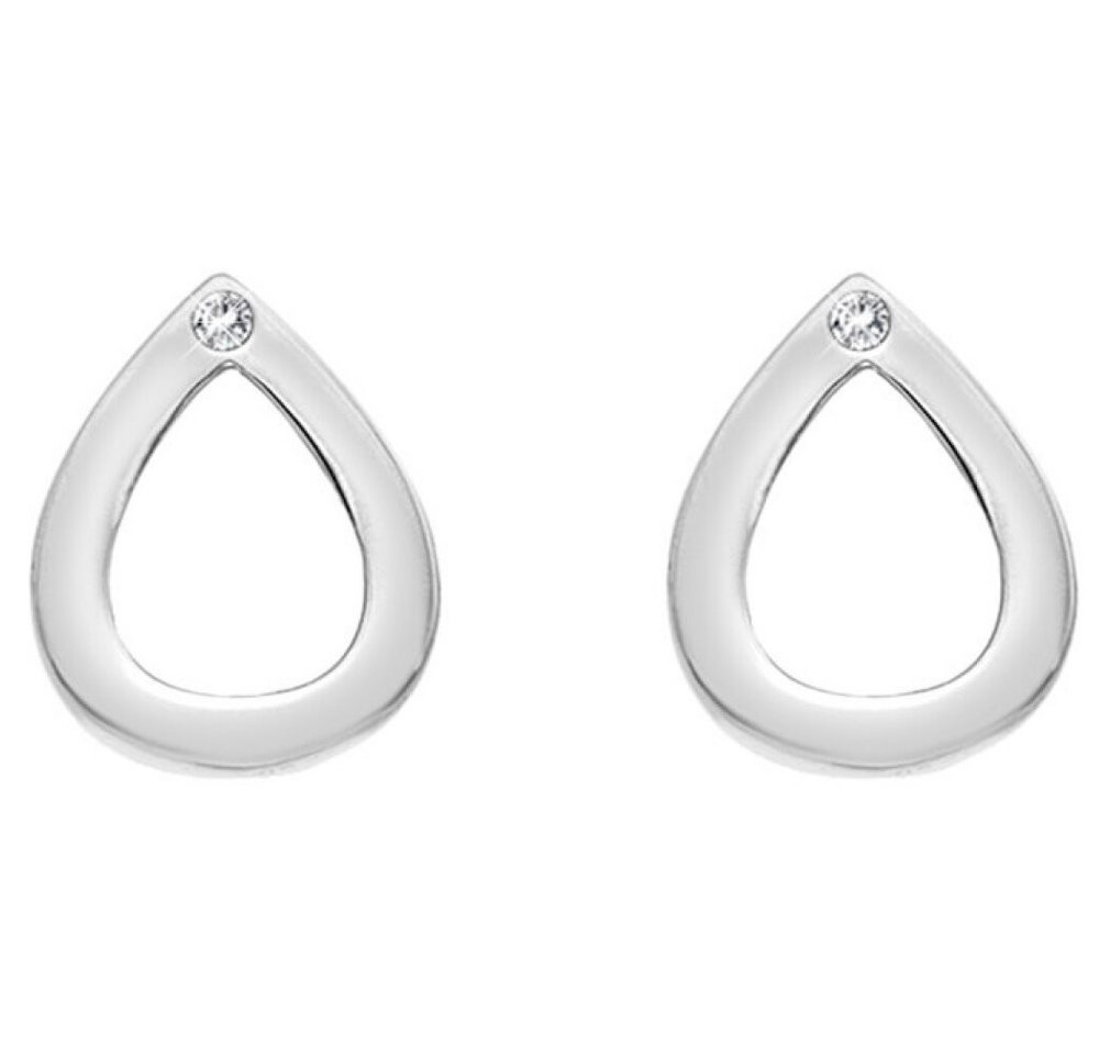 Diamond Ohrring-Set Silver drop earrings with genuine diamonds Amulets DE615 von Diamond