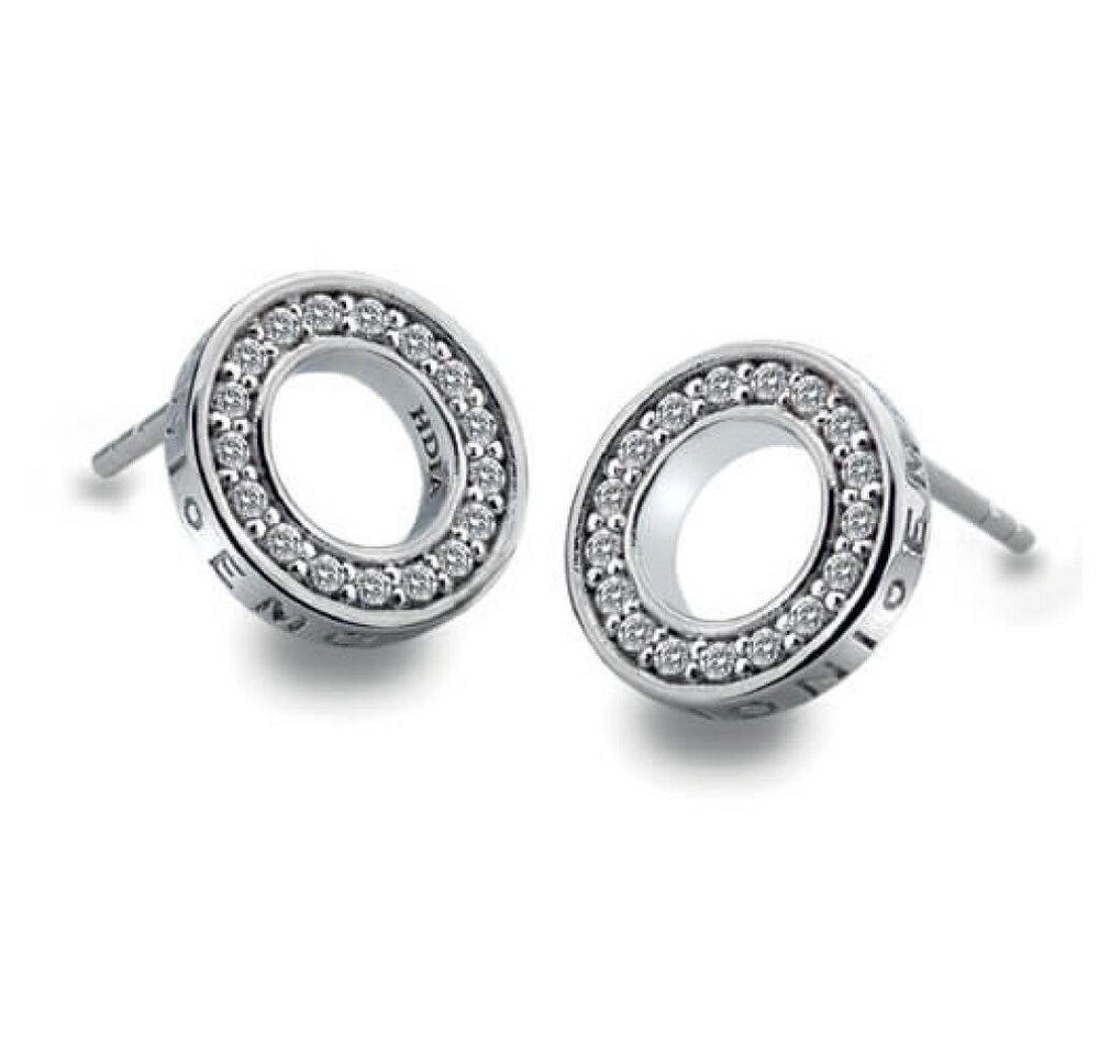 Diamond Ohrring-Set Silver earrings Emozioni Saturno Clear DE408 von Diamond