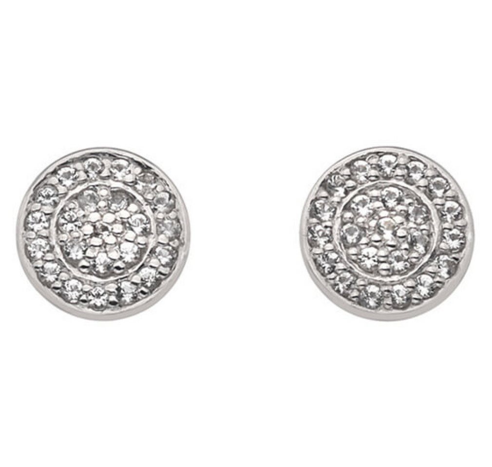 Diamond Ohrring-Set Silver earrings with Flora DE582 topas von Diamond