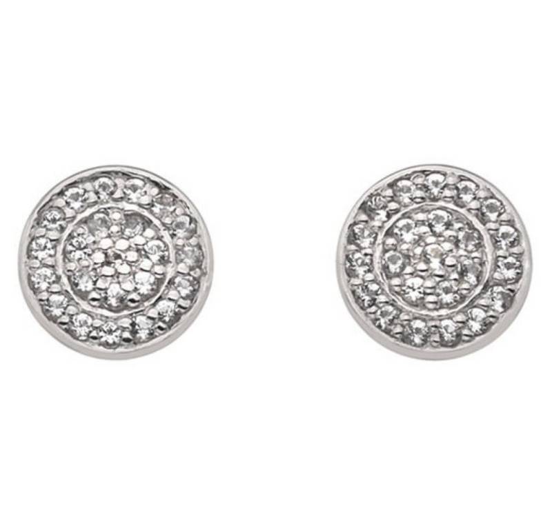 Diamond Ohrring-Set Silver earrings with Flora DE582 topas von Diamond