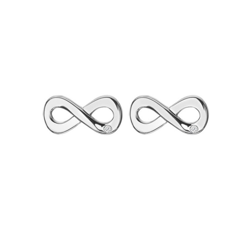 Diamond Ohrring-Set Silver earrings with diamonds Infinity Diamond Amulets DE710 von Diamond