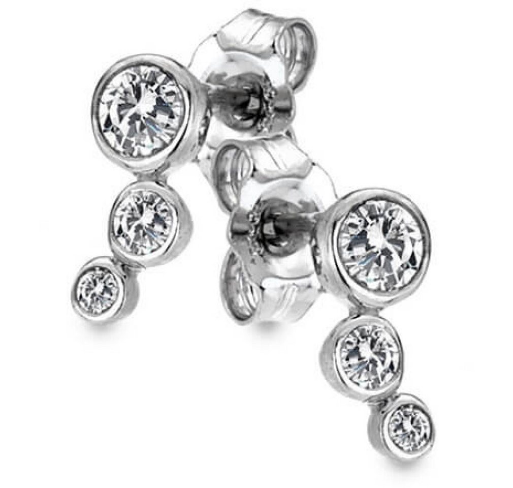 Diamond Ohrring-Set Silver earrings with diamonds Tender DE640 von Diamond