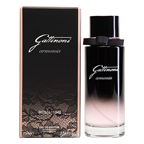 GATTINONI | Armonia Roma 1946 Eau de Parfum Damen-Duft mit blühendem und holzigem Duft, Duft für Damen, die Frische Noten mit süßen Noten verbinden, Made in Italy, 75 ml von Diamond