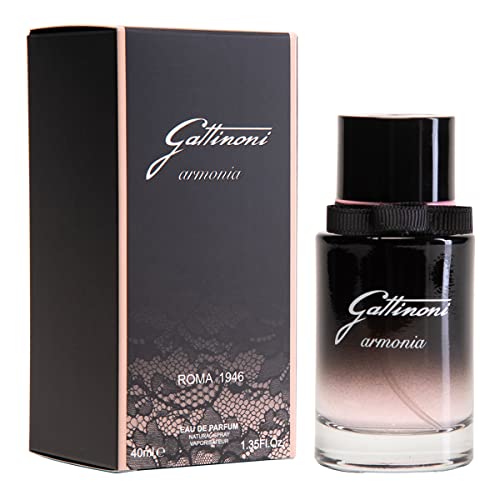 GATTINONI | Armonia Roma 1946 Eau de Parfum Damen-Parfüm mit blühendem und holzigem Duft, Duft für Frauen, die Frische Noten mit süßen Noten verbindet, Made in Italy, 40 ml, 40 ml, 1 von Diamond