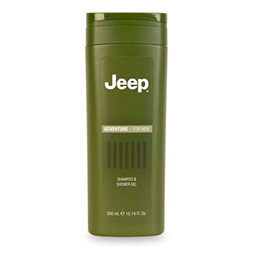 JEEP | Adventure Shampoo & Duschgel für Männer, aromatischer und holziger Duft, Frischegefühl, Made in Italy, 300 ml von Diamond