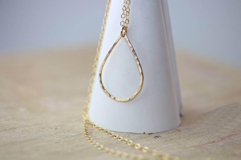 Gold Tropfen Halskette | Rose Minimalist Schmuck Sterling Silber Geschenk Für Sie Gold Tropfen Halskette | Rose Minimalist Schmuck Sterling Silber Geschenk Für Sie von DiamondFishJewellery