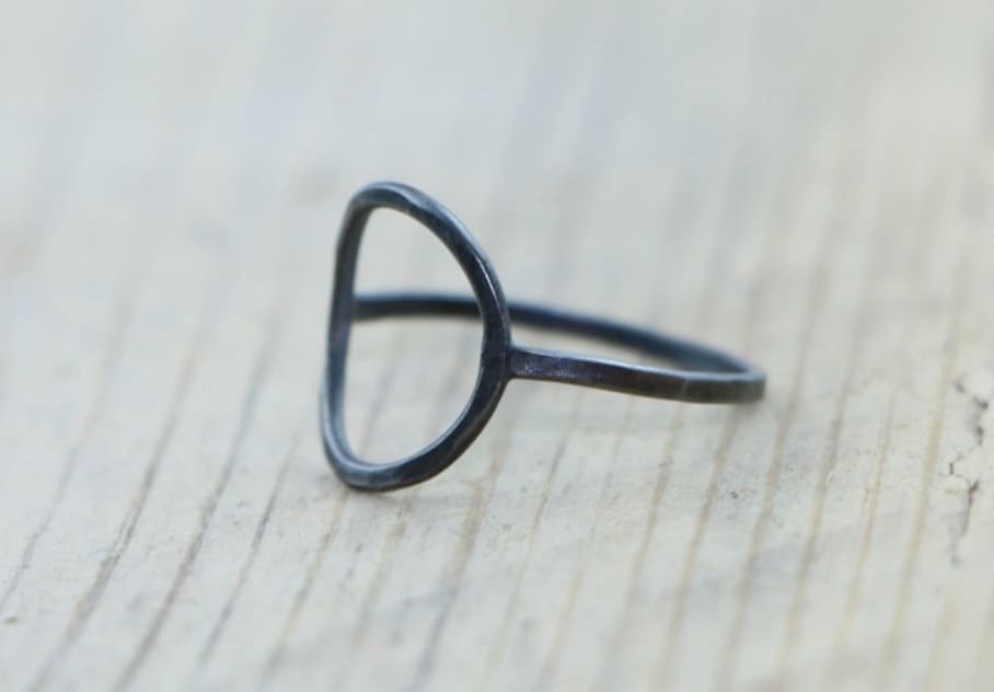 Silber Karma Kreis Ring Silber Karma Kreis Ring von DiamondFishJewellery