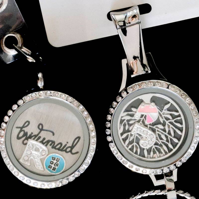 Medaillon - Floating Charms Namensschild von DiamondStiletto
