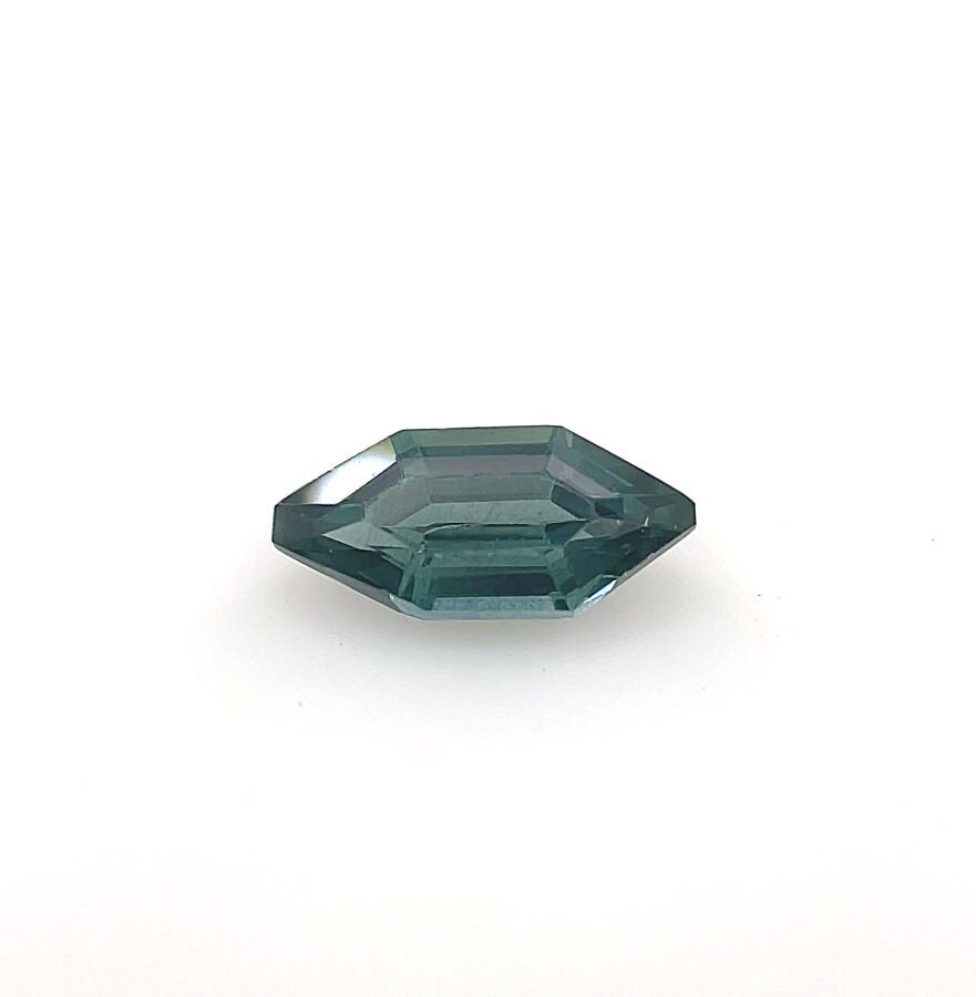 Aaaa 0, 55 Ct Lose Modifizierte Marquise Form Teal-Parti Saphir Verlobungsring Edelstein von Diamondful