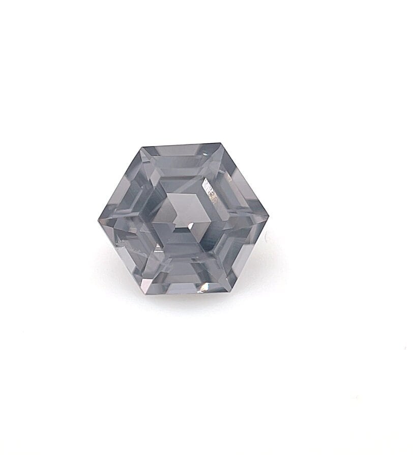 Top Qualität Unbehandelt Aaaa 0, 93 Ct Lose Hexagon Cut Violet Spinell Verlobungsring Edelstein von Diamondful