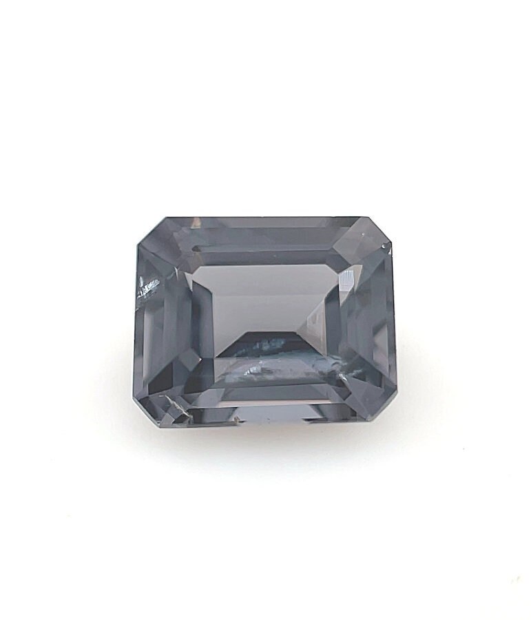 Top Qualität Unbehandelt Aaaa 1, 16 Ct Lose Smaragd Cut Grau Violett Spinell Verlobungsring Edelstein von Diamondful