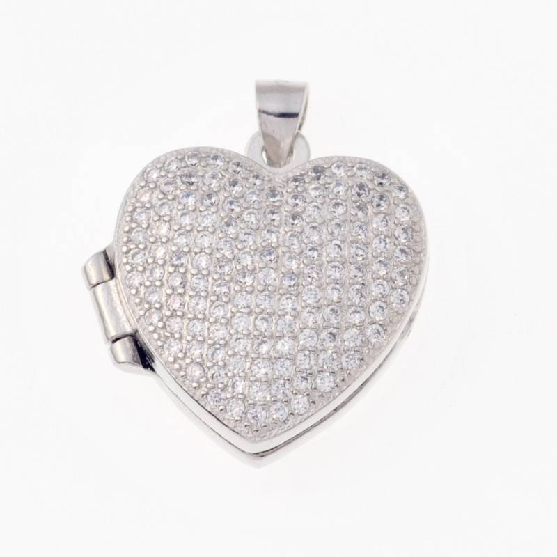 Silber Damen Medaillon Anhänger Herz Amulett Talisman Silber Damen Medaillon Anhänger Herz Amulett Talisman von DiamondiLove