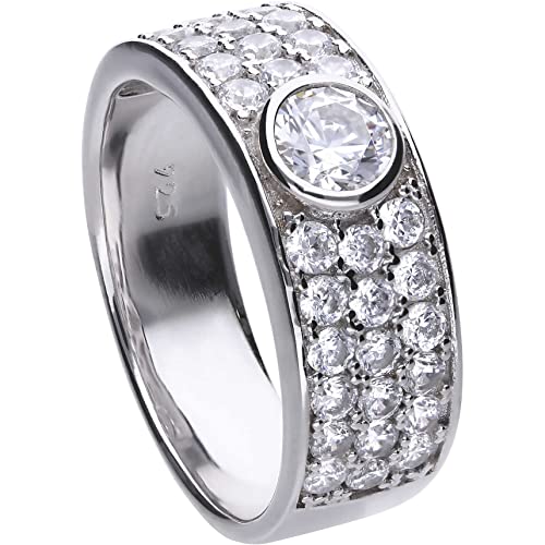 Diamonfire Trendiger Damenschmuck Bandring Größe 15 Trendy Code 61/1270/1/082/175 von Diamonfire