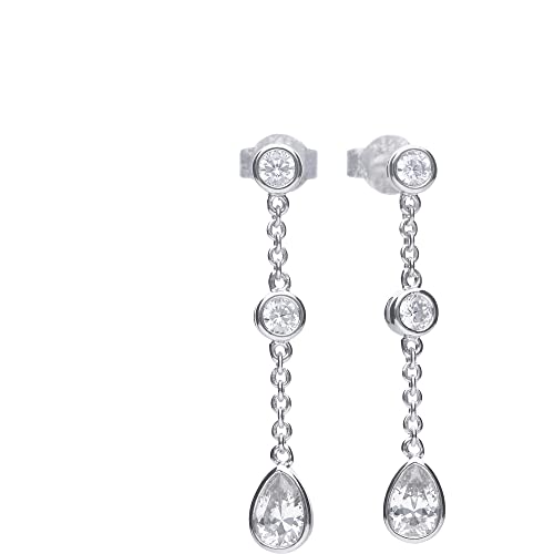 Pendel Ohrringe DIAMONFIRE 6220811082 Frau Zirkone von Diamonfire