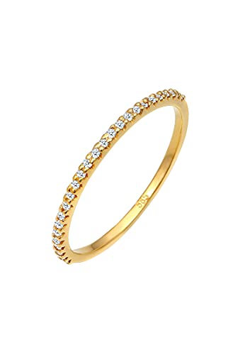 DIAMORE Ring Damen Geo Microsetting mit Diamant (0.25 ct.) in 585 Gelbgold von DIAMORE