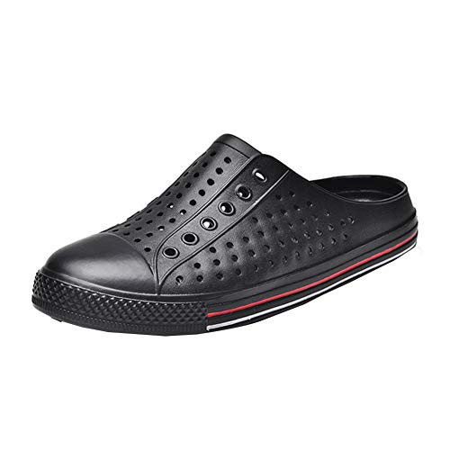 DianShaoA Clogs & Pantoletten Für Herren, Damen Und Kinder - Unisex Erwachsene Schuhe Schwarz 45 von DianShaoA