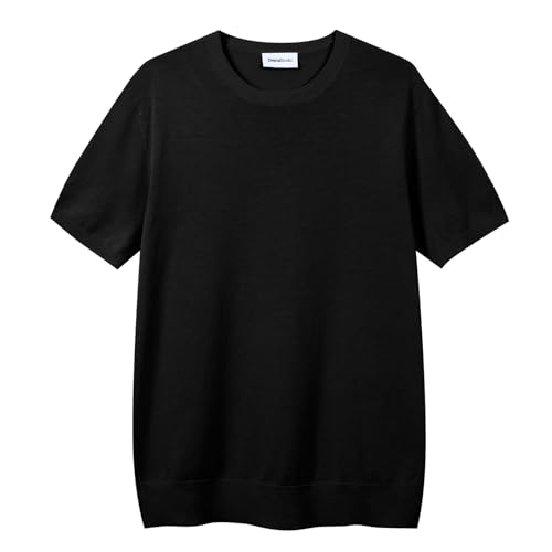 Diana Studio Men's Cotone Fresco T-Shirt, Black, XXL Diana Studio Men's Cotone Fresco T-Shirt, Black, XXL von Diana Studio