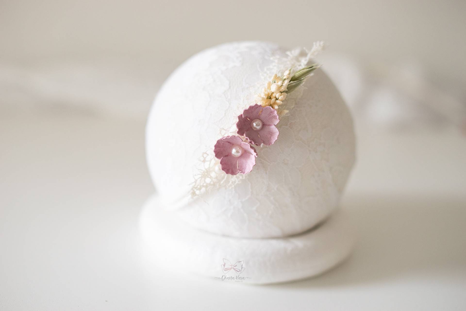 Haarband Baby/ Kinderfotos Requisiten/ Hochzeit Haardekor Mädchen/ Taufe Stirnband Kopfschmuck Kinder/ Haarreif von DianaKaraArt