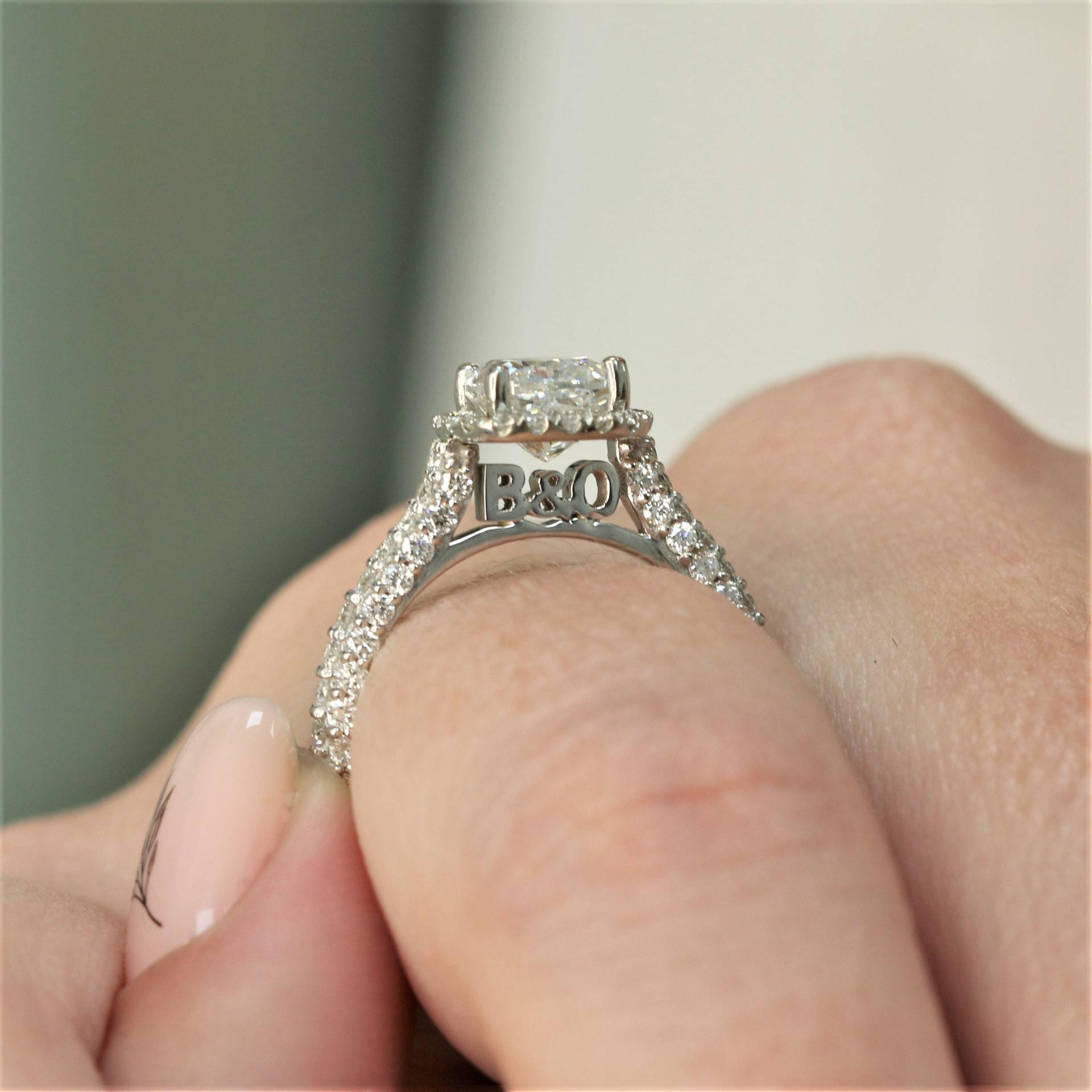 Diamant Ring Nach Maß, Halo Ring, Quadrat Kissenschliff, Verlobungsring, Jubiläumsgeschenk Diamant Ring Nach Maß, Halo Ring, Quadrat Kissenschliff, Verlobungsring, Jubiläumsgeschenk von DianaRafaelJewelry