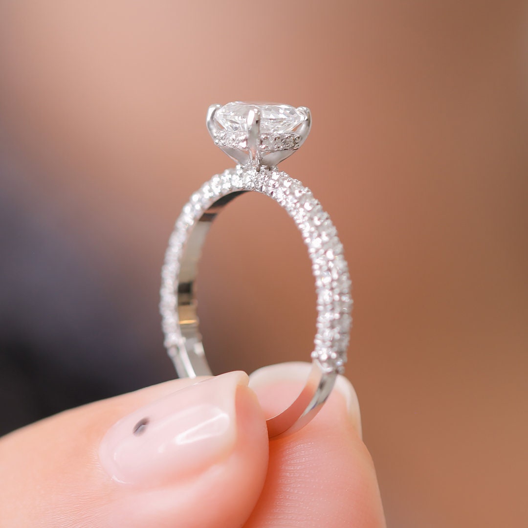 Kissenschliff Diamantring, Verlobungsring, Statement Ring Kissenschliff Diamantring, Verlobungsring, Statement Ring von DianaRafaelJewelry