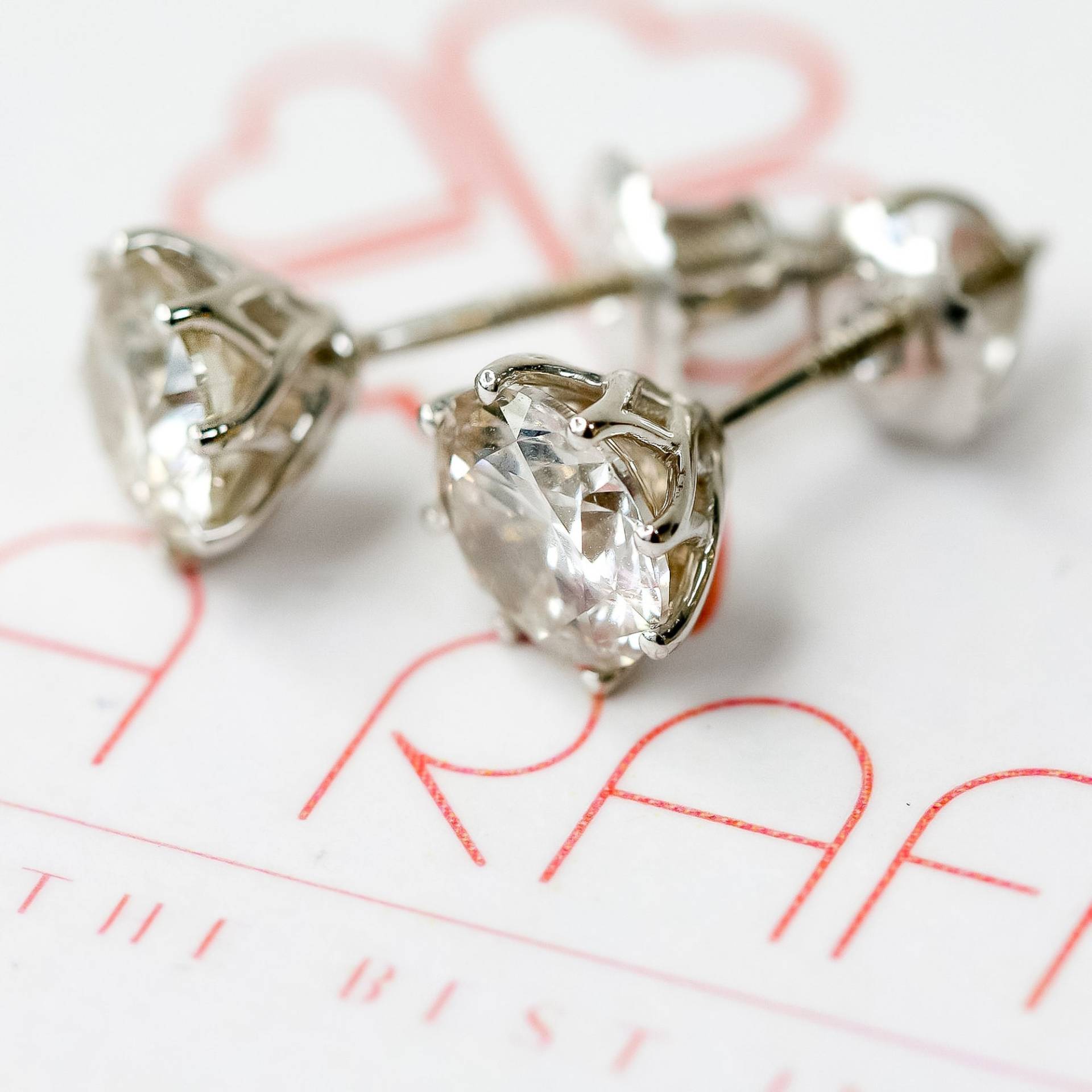 Perfect Spark Einzigartige Ohrstecker Jahrestag Ohrringe Geschenk Für Frauen, 2.5 Karat Diamant von DianaRafaelJewelry