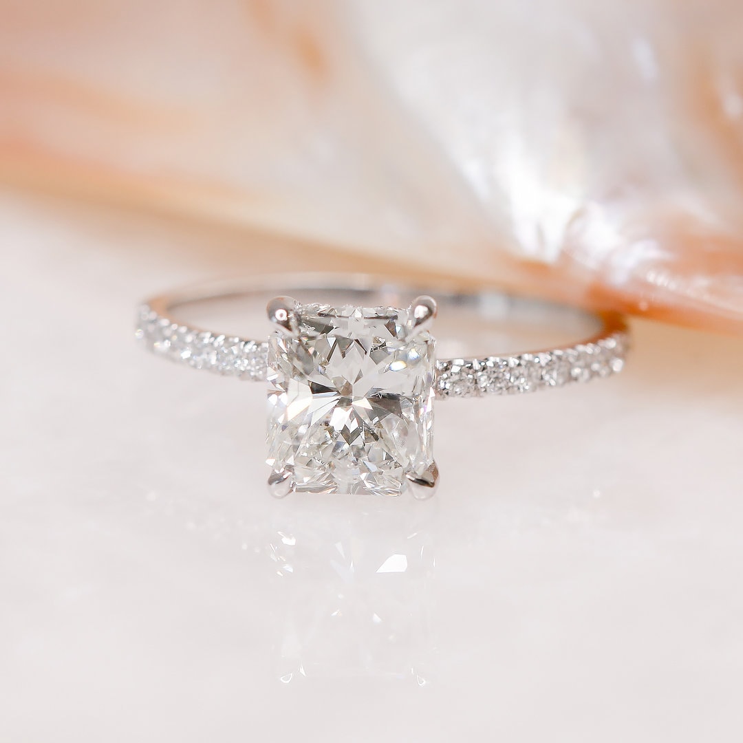 Versprechen Ring Für Sie Strahlender Diamantring Vintage Diamant Verlobungsring Strahlender Geschliffener Gold Versprechen Ring Für Sie Strahlender Diamantring Vintage Diamant Verlobungsring Strahlender Geschliffener Gold von DianaRafaelJewelry
