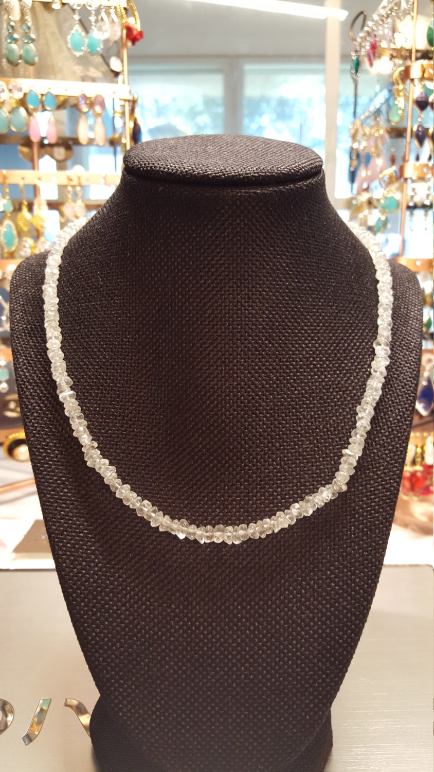 Aquamarin Sterling Silber Halskette von DianaReevesJewelry