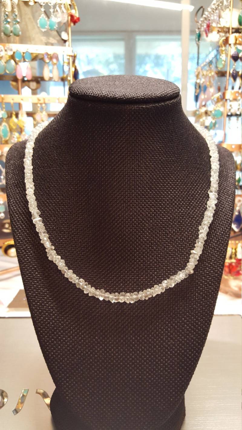 Aquamarin Sterling Silber Halskette von DianaReevesJewelry