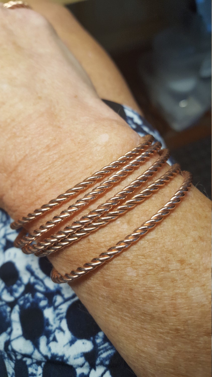 Kupfer-Manschette Armband von DianaReevesJewelry