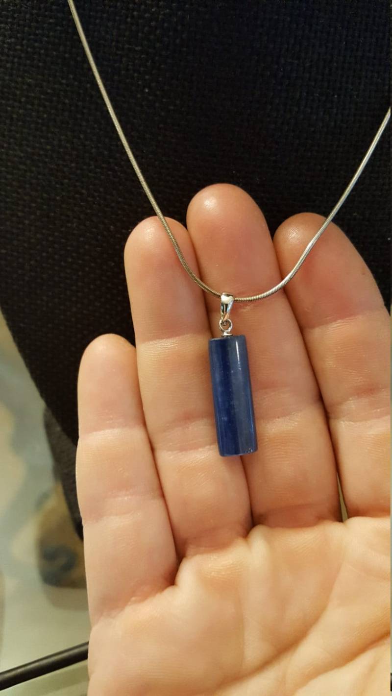 Kyanit Und Sterling Silber Halskette von DianaReevesJewelry