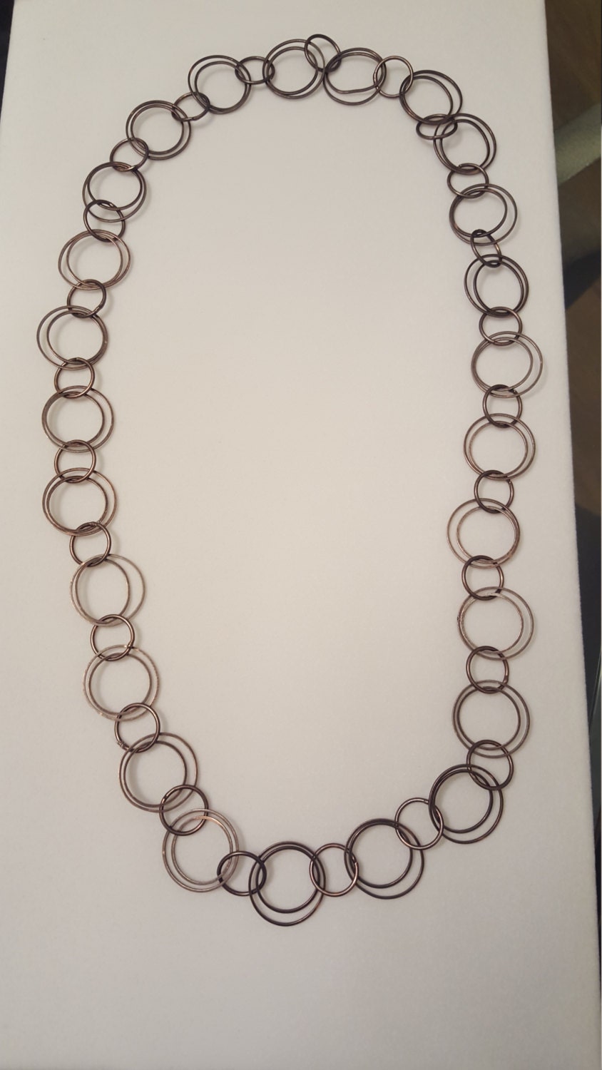 Luftige Mehrlenker-Kupfer-Kette von DianaReevesJewelry