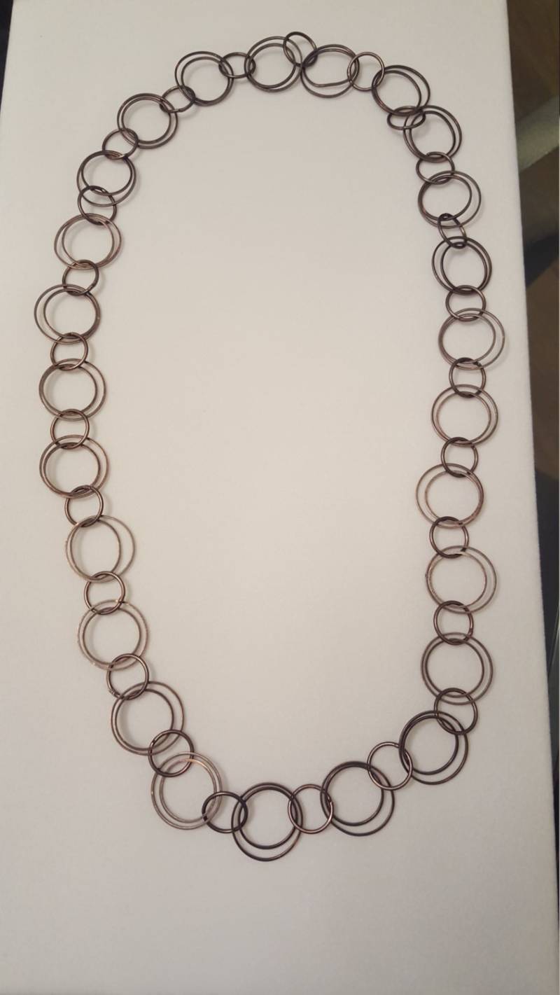 Luftige Mehrlenker-Kupfer-Kette von DianaReevesJewelry