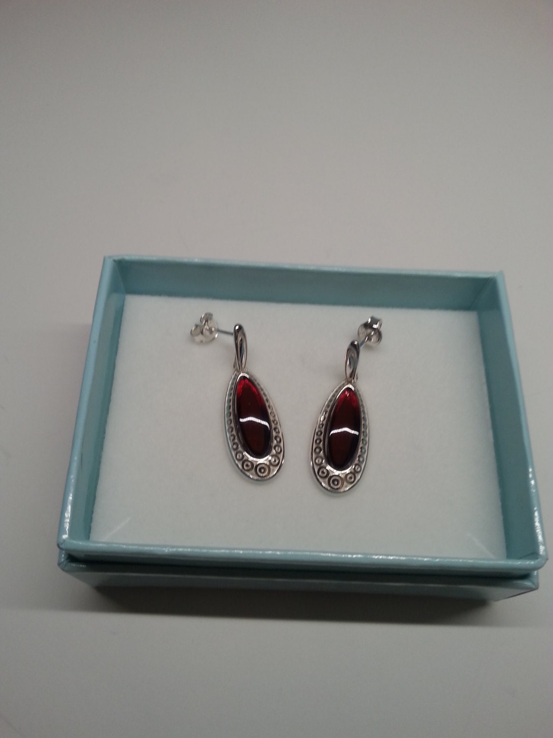 Ohrringe Aus Poliertem Bernstein Und Sterlingsilber von DianaReevesJewelry