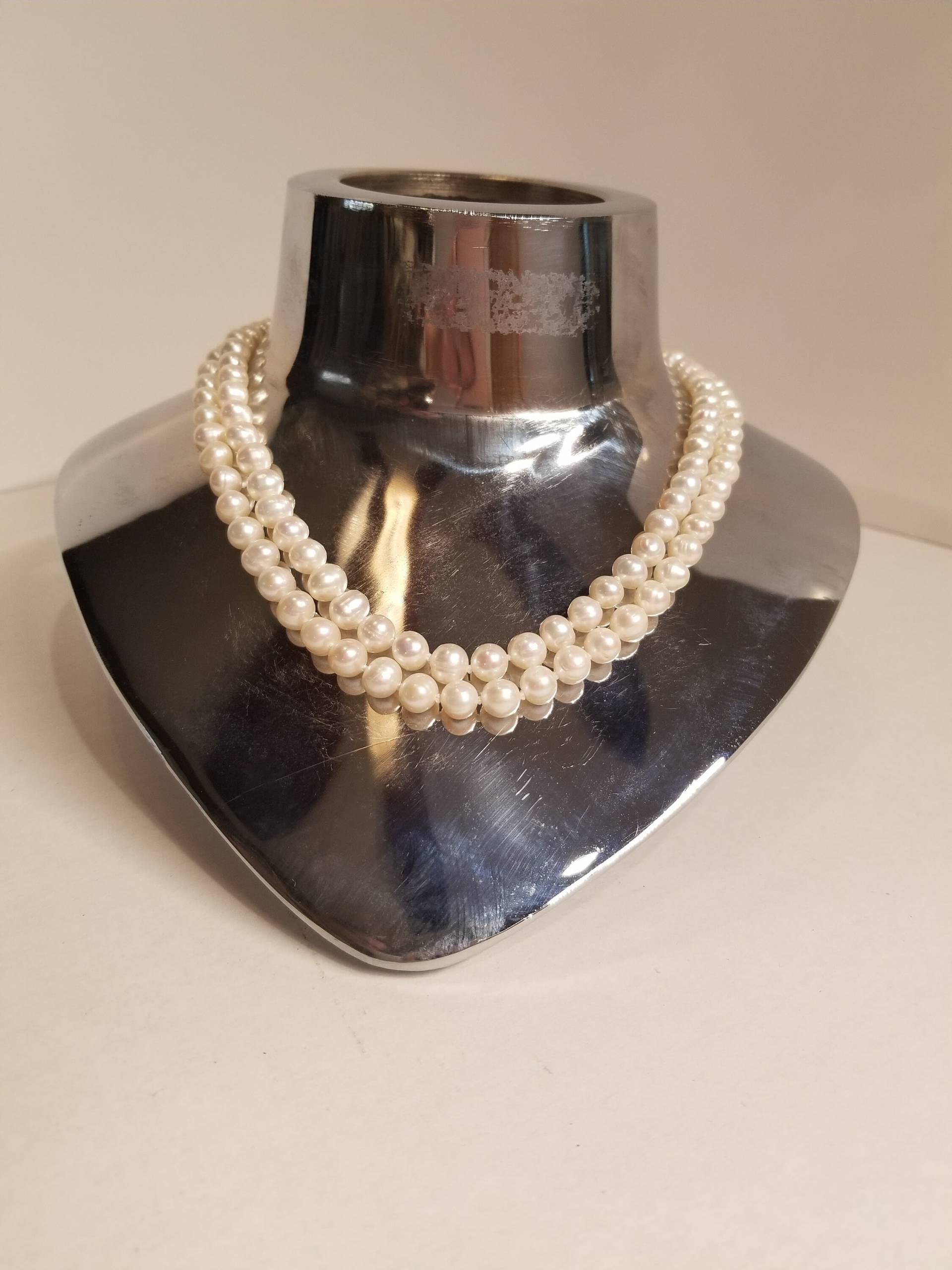 Perlenkette 2 Strangig von DianaReevesJewelry