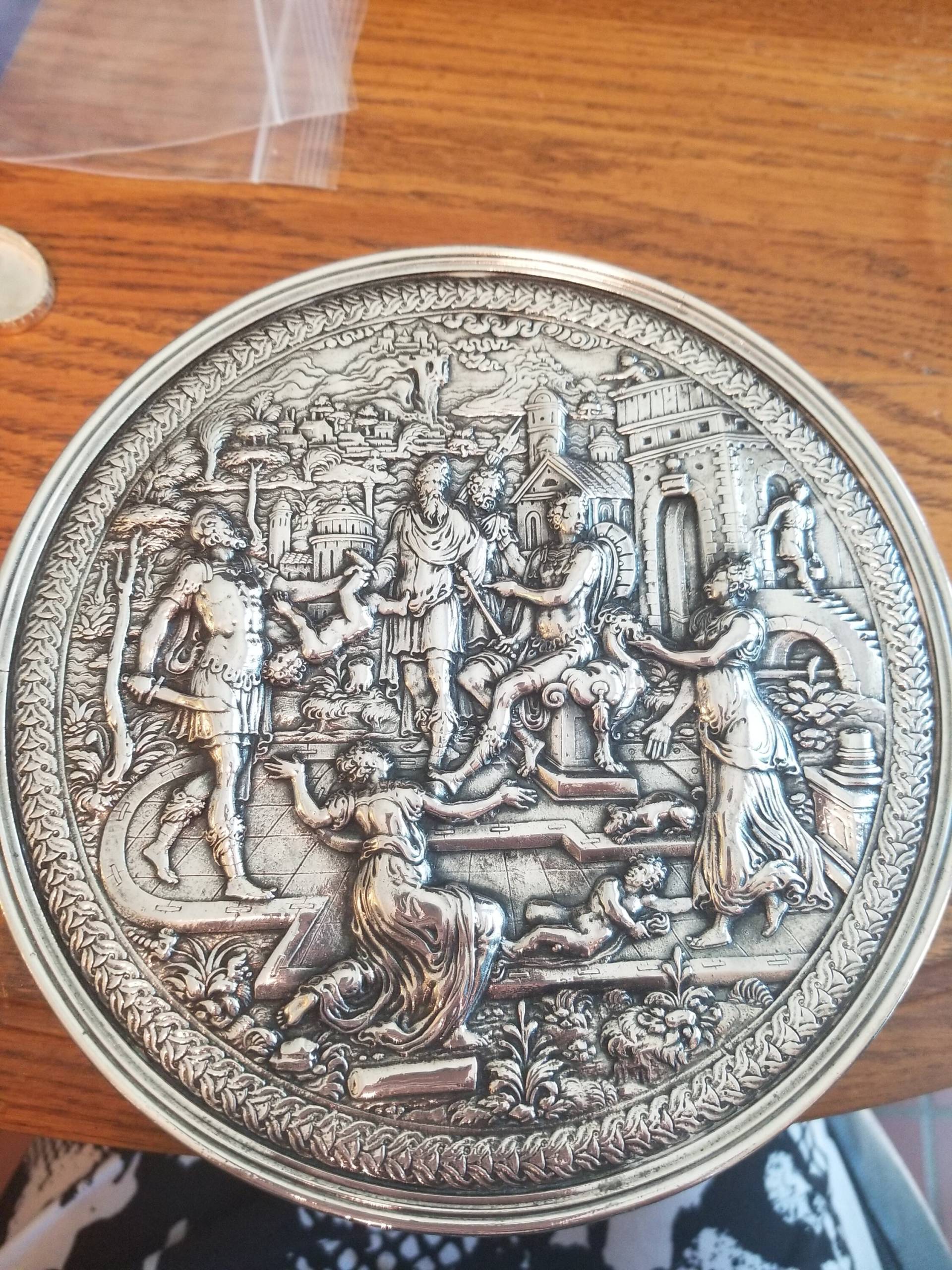 Vintage Sterling Silber Schmuckschatulle von DianaReevesJewelry