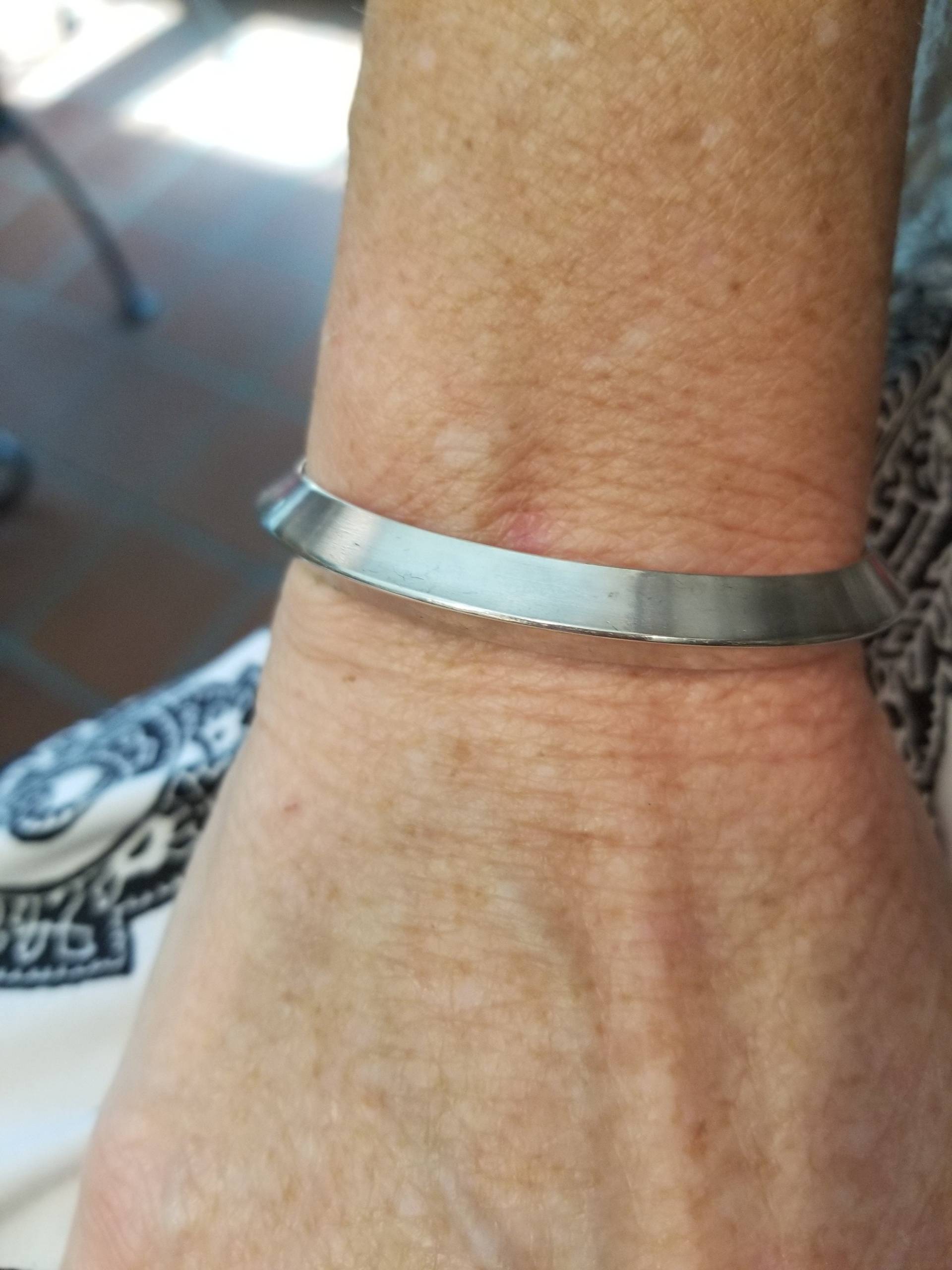 sterling Silber Manschette Armband von DianaReevesJewelry