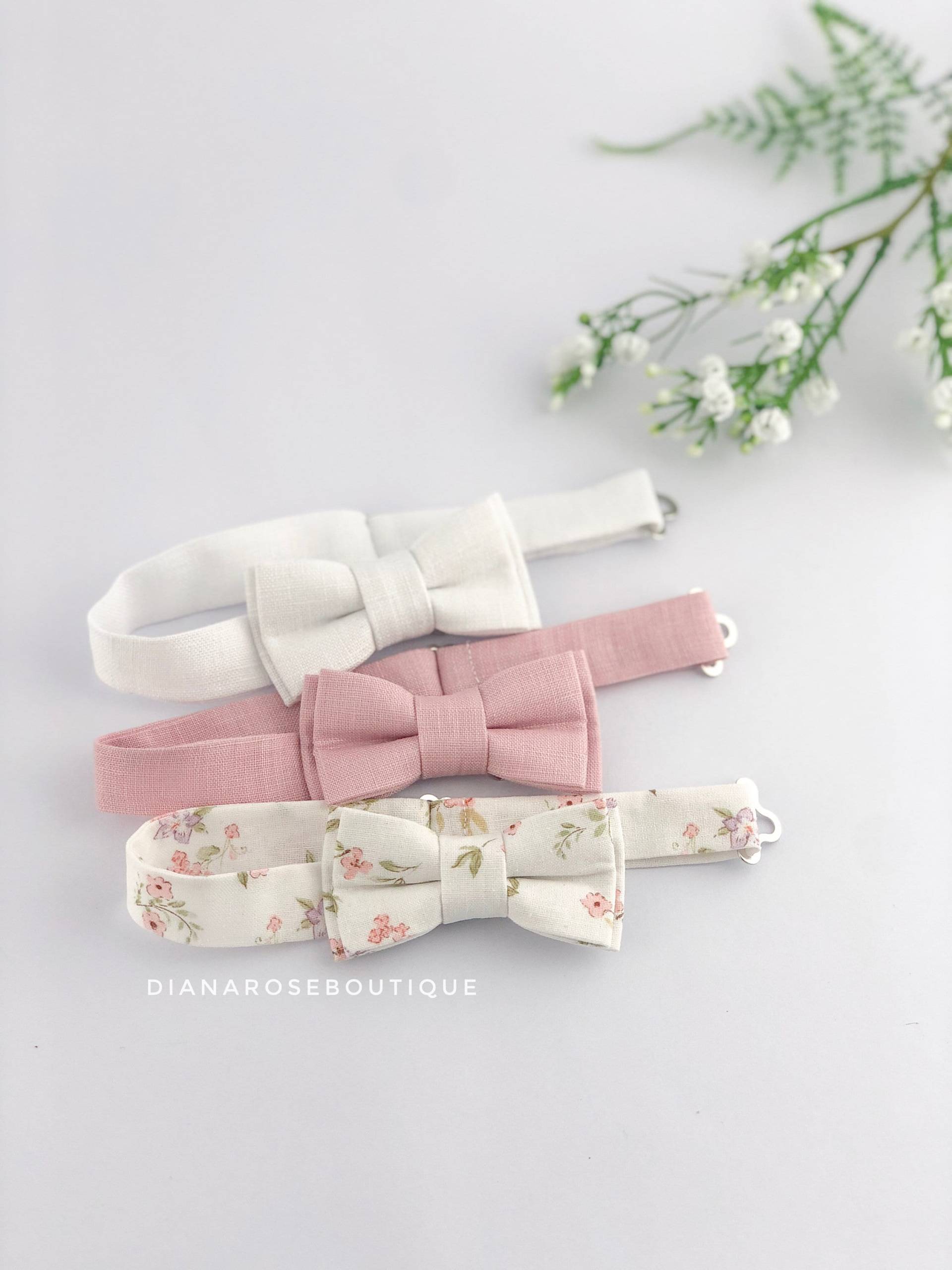 Jungen Blumen Fliege, Bowtie Junge, Fliegen, Herren Floral Fliege Mit Blumen, Garten Hochzeit Ringkissen von DianaRoseBoutique