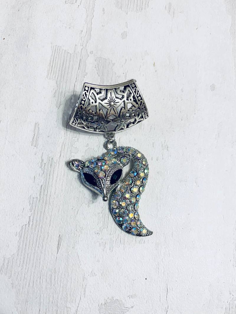 Schal Anhänger Silber, Silber Anhänger, Schmuck von DianaSianCrafts