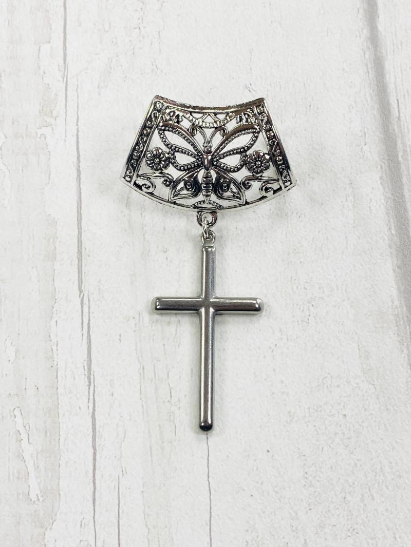 Schal Anhänger Silber, Silber Anhänger von DianaSianCrafts