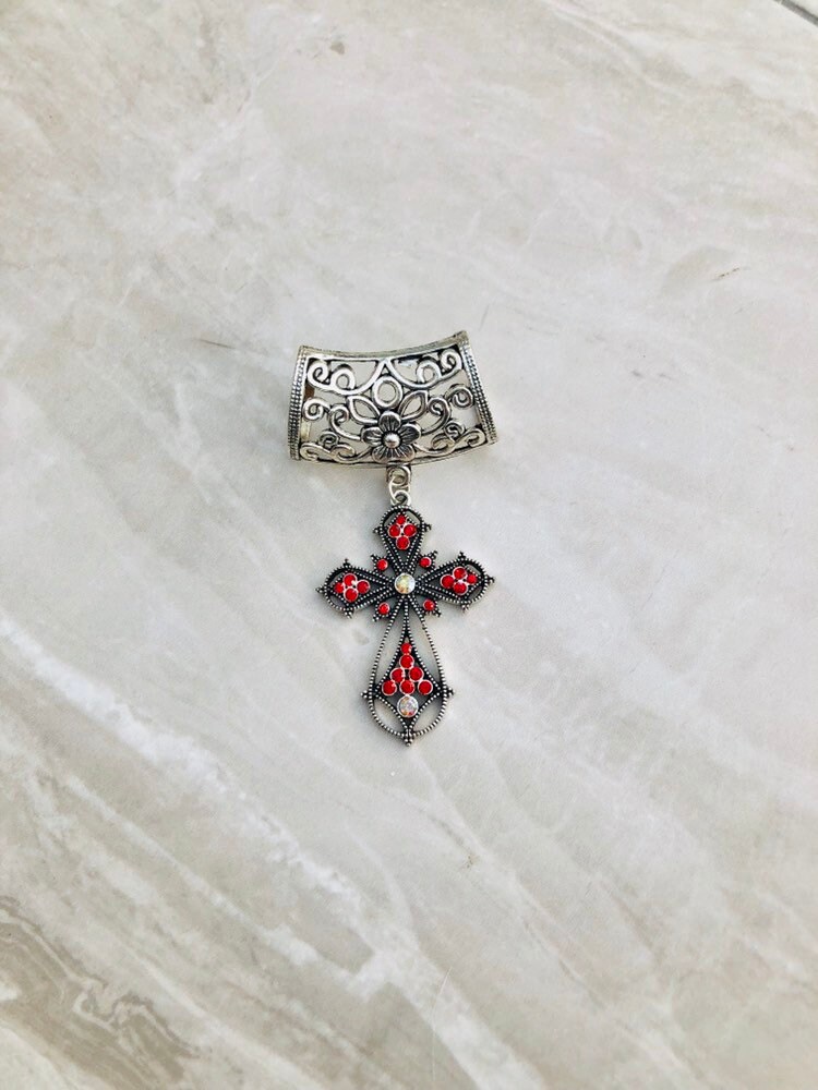 Schal Anhänger Silber, Silber Anhänger von DianaSianCrafts