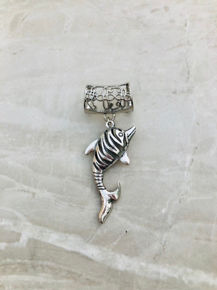 Silber Schalanhänger Delfin von DianaSianCrafts