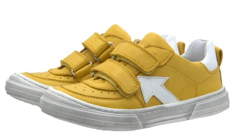 Dianetti Dianetti Sneaker 9929V Leder Halbschuh mit Klett Gelb Sneaker von Dianetti